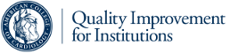 Quality Improvement for Institutions